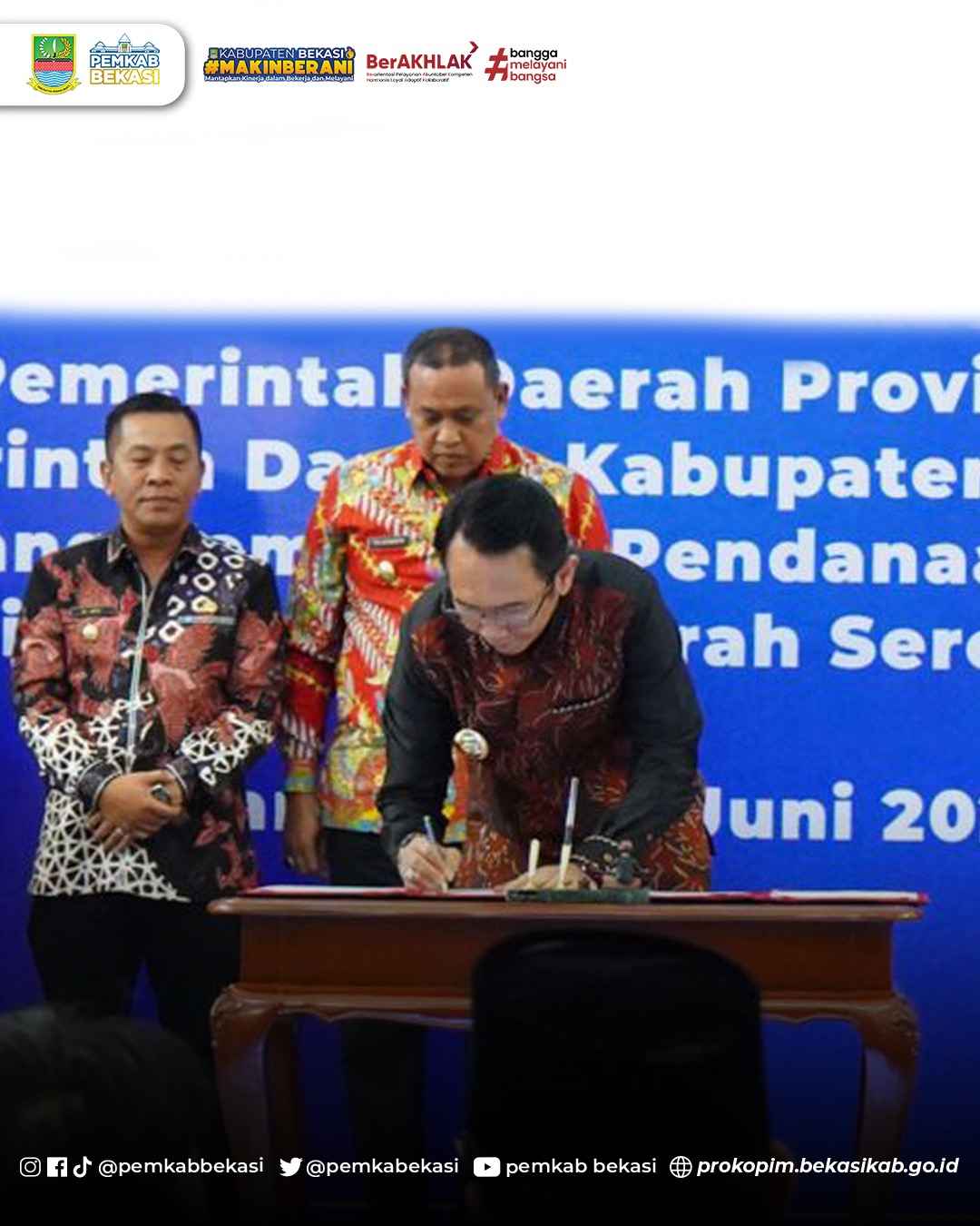 Pemkab Bekasi Sepakati Komponen Pendanaan Bersama Pilkada Serentak 2024